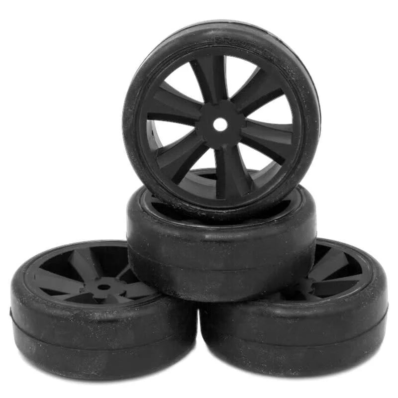 Gravity G-SPEC Type C Rubber Touring Car Tires Black Wheel (4)